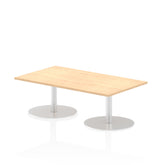 Dynamic Italia 1400 x 800mm Poseur Rectangular Table Maple Top 475mm High Leg ITL0265 DD